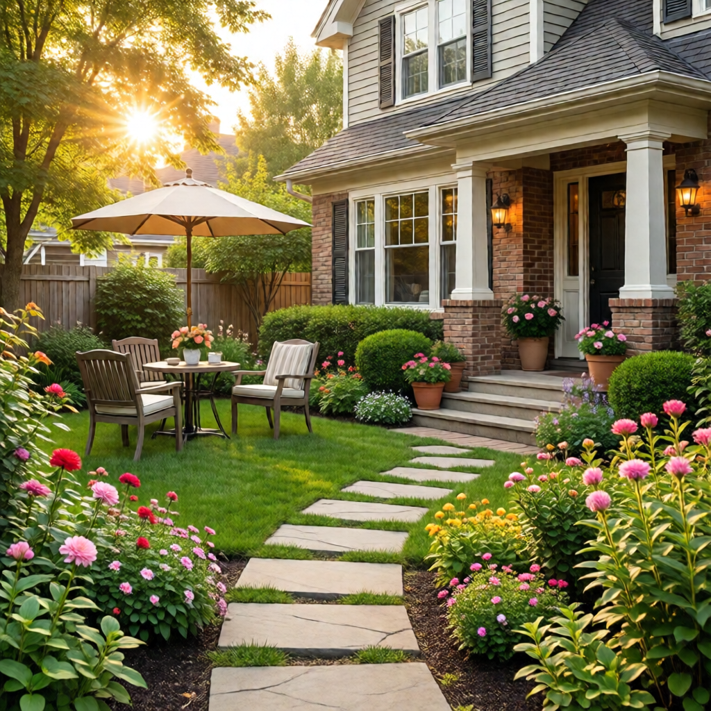 front yard garden design on a budget - garden tips and ideas