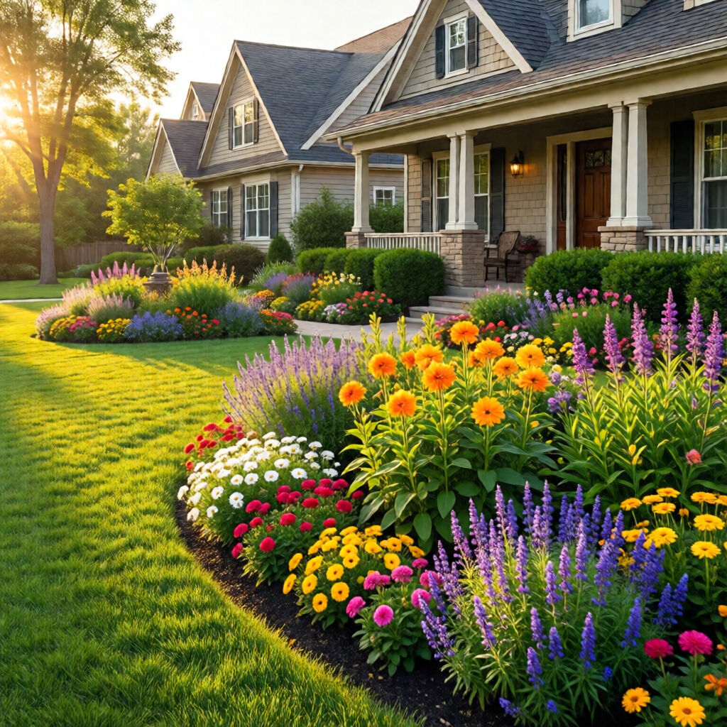 flower bed ideas for front of house - garden tips and ideas