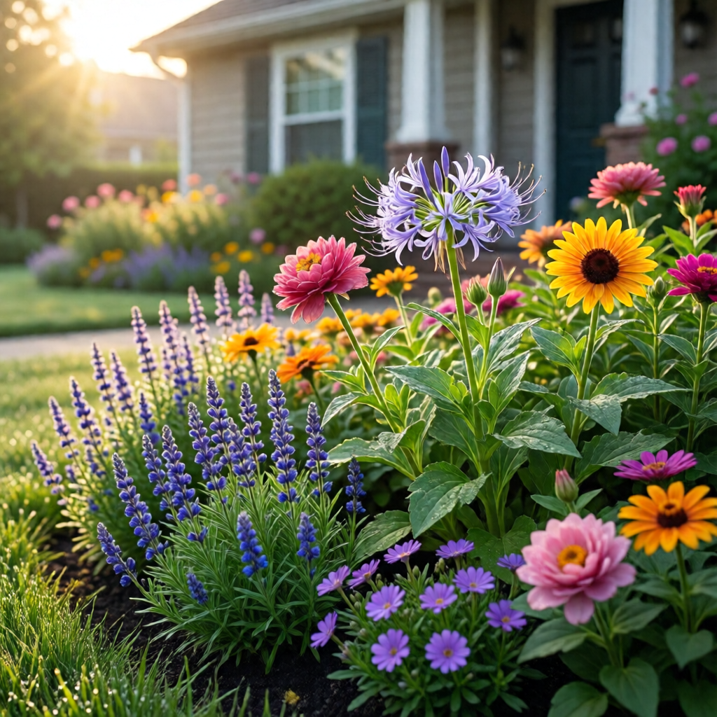 flower bed ideas for front of house - garden tips and ideas