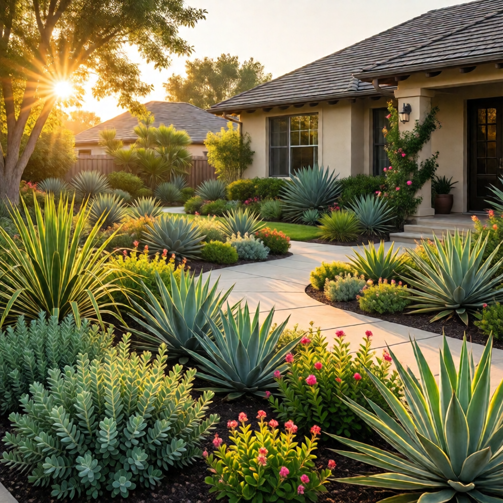 drought tolerant landscape design - garden tips and ideas