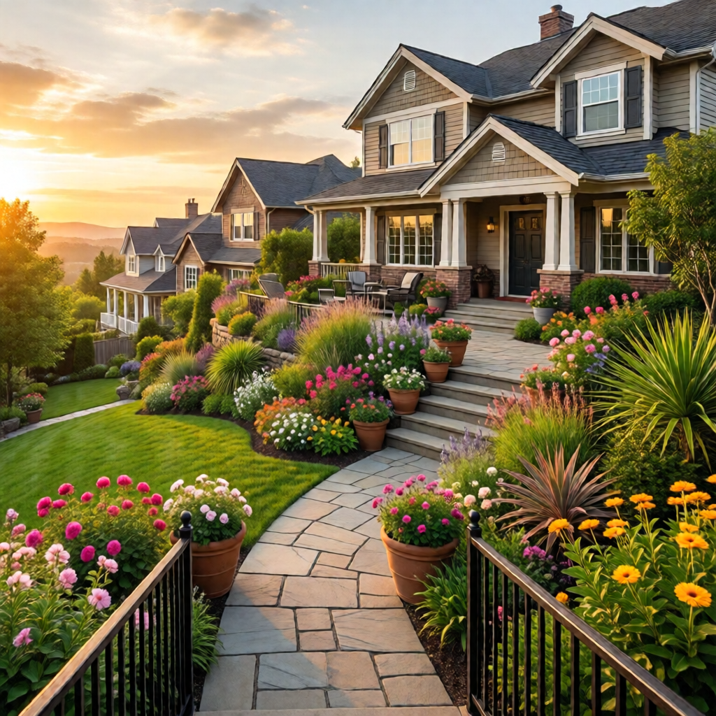 hillside landscaping ideas on a budget - garden tips and ideas