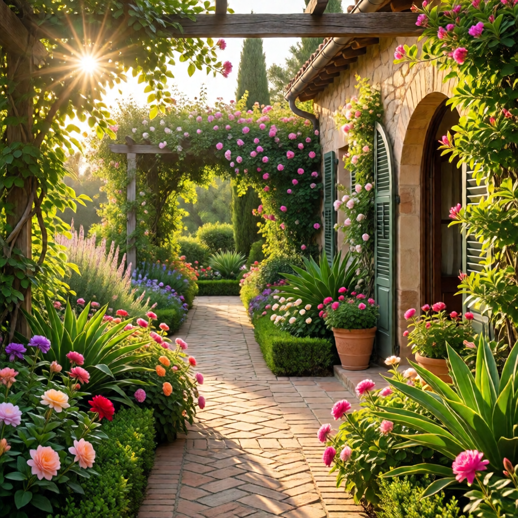 Mediterranean garden design - garden tips and ideas