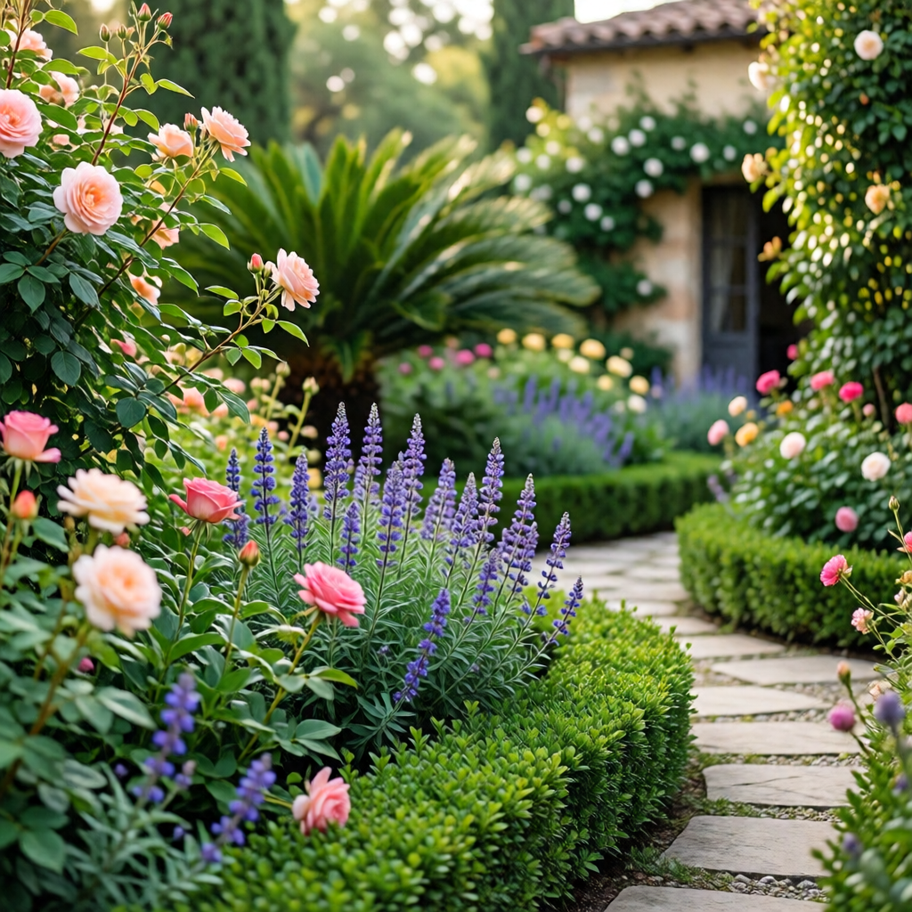 Mediterranean garden design - garden tips and ideas