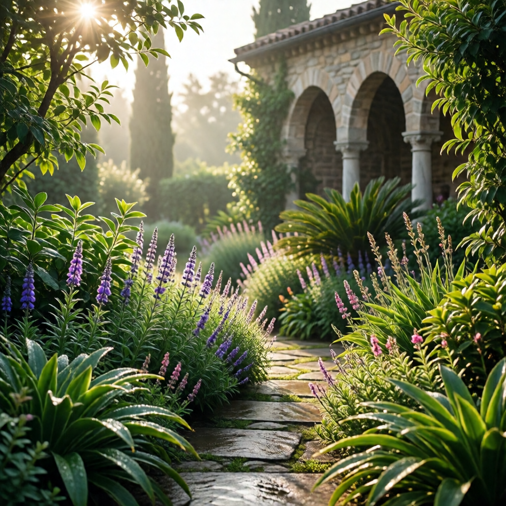 Mediterranean garden design - garden tips and ideas