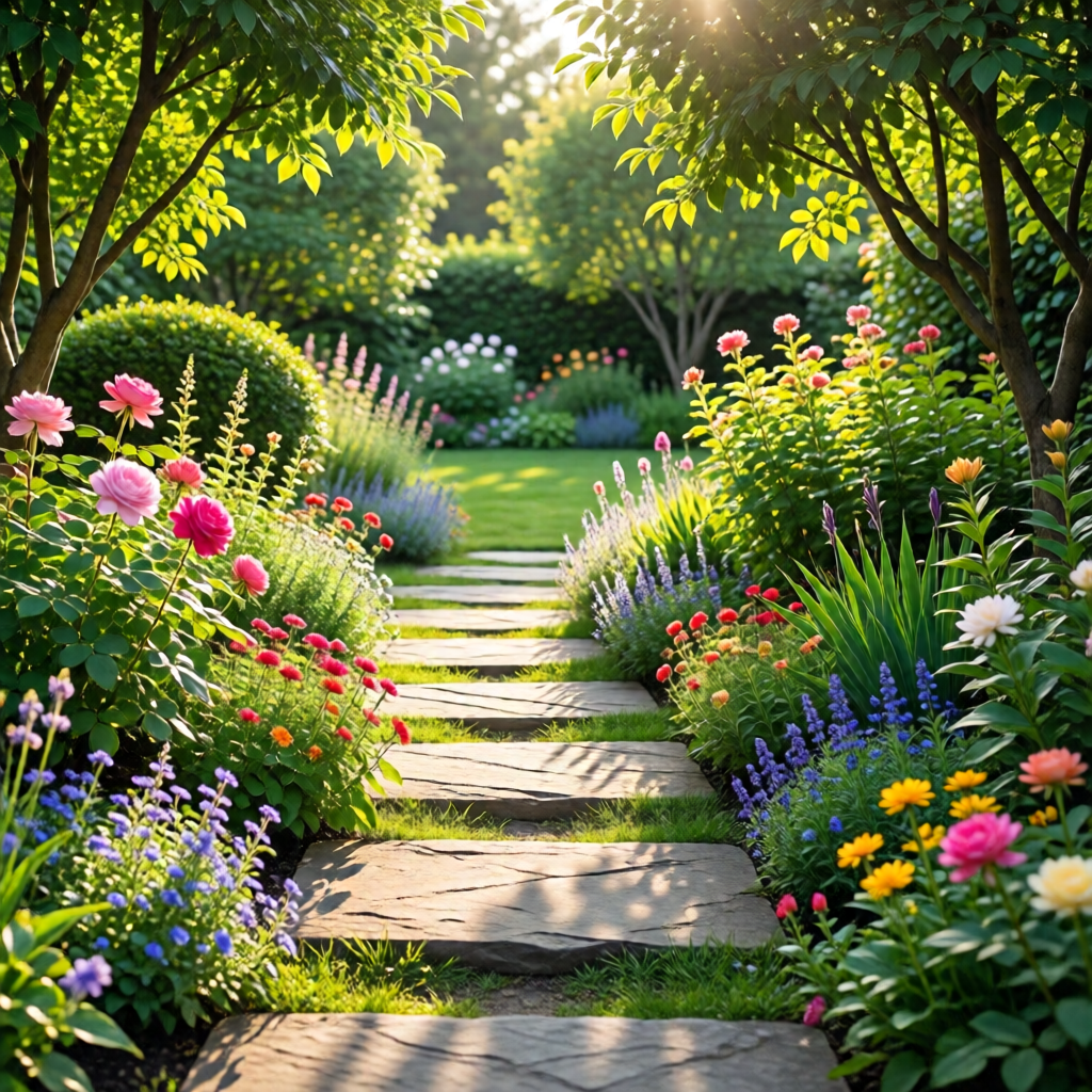 garden pathway ideas with stepping stones - garden tips and ideas