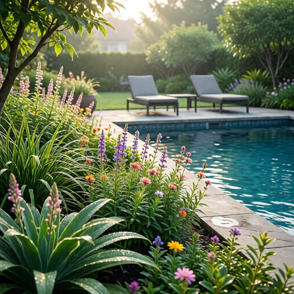 poolside landscaping ideas - garden tips and ideas