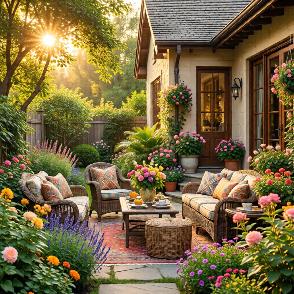 maximalist garden design trends - garden tips and ideas