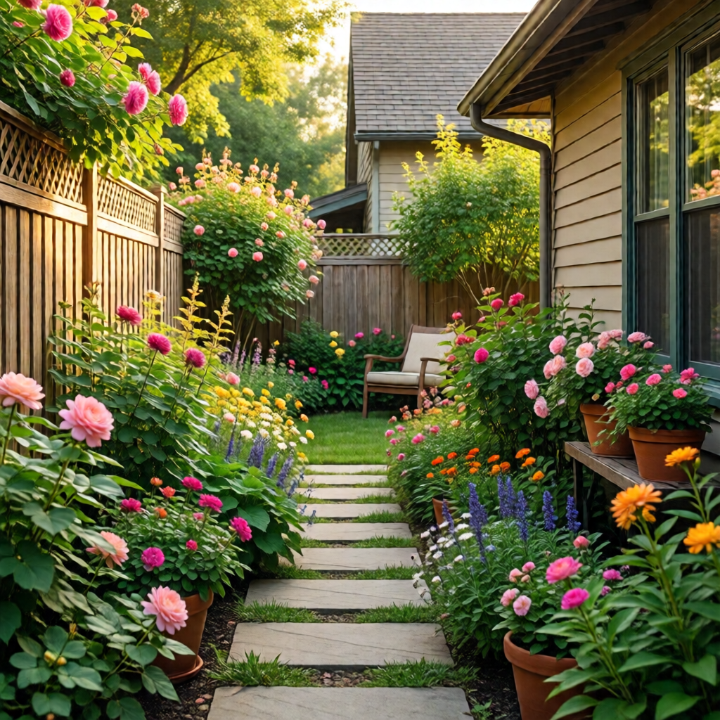 side yard garden ideas narrow spaces - garden tips and ideas