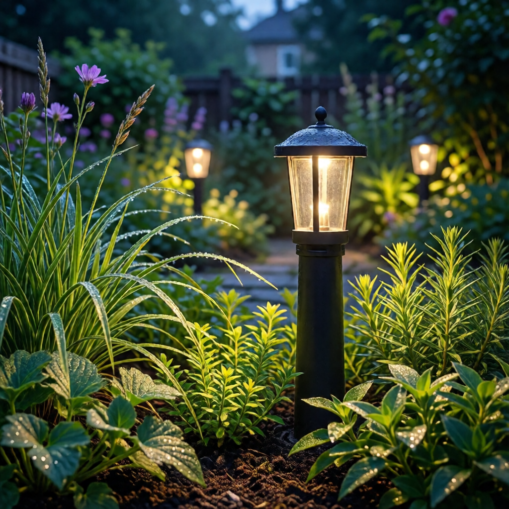 garden lighting ideas for night - garden tips and ideas