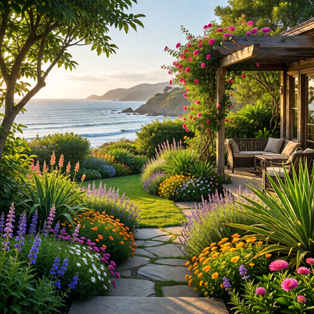 coastal garden design ideas - garden ideas and inspiration