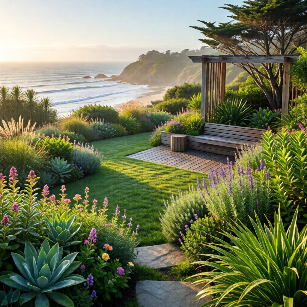 coastal garden design ideas - garden tips and ideas