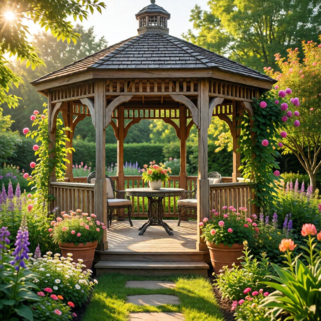 garden gazebo ideas and designs - garden ideas and inspiration