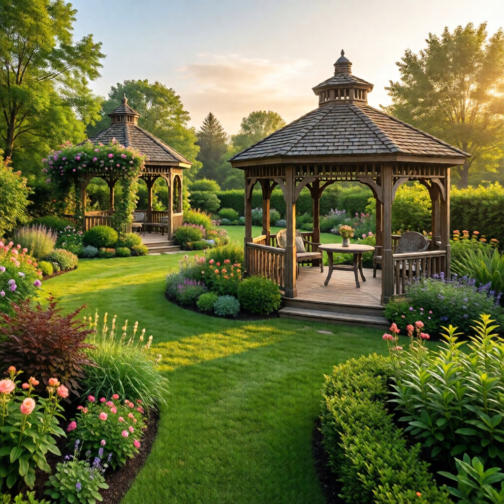 garden gazebo ideas and designs - garden tips and ideas