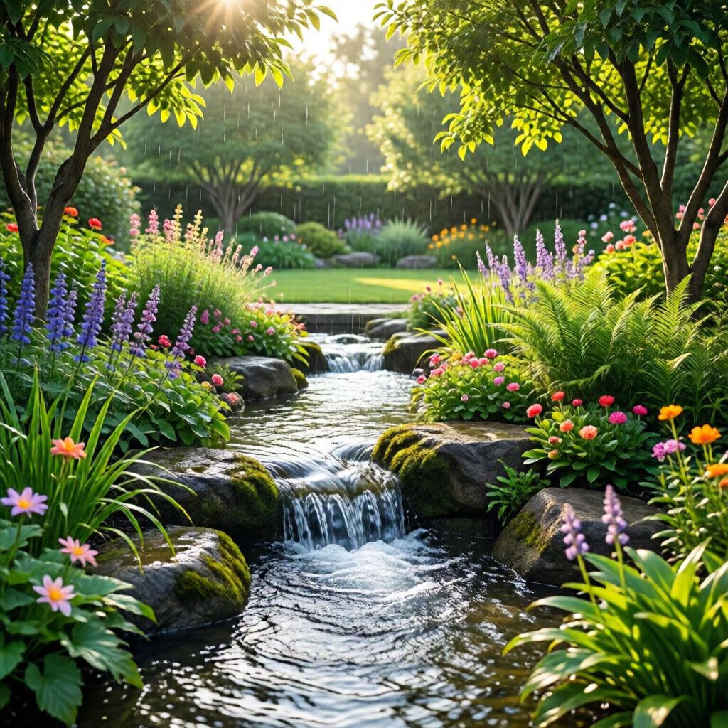 rain garden design for drainage - garden ideas and inspiration