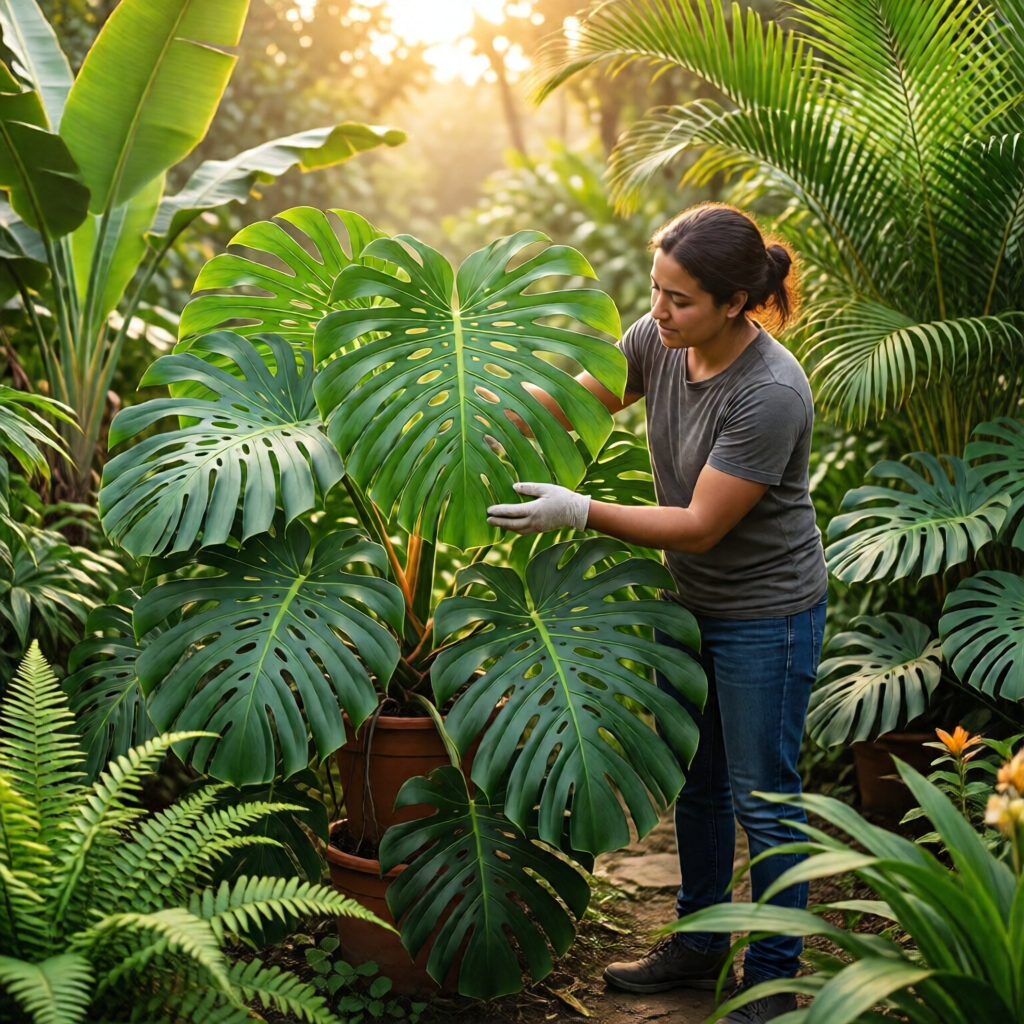 how to care for monstera plant - garden tips and ideas