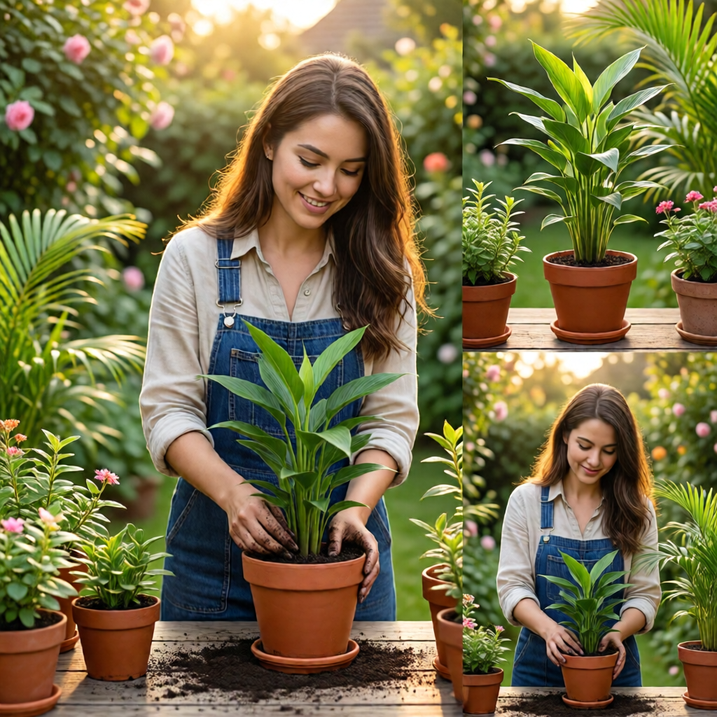 how to repot indoor plants step by step - garden tips and ideas