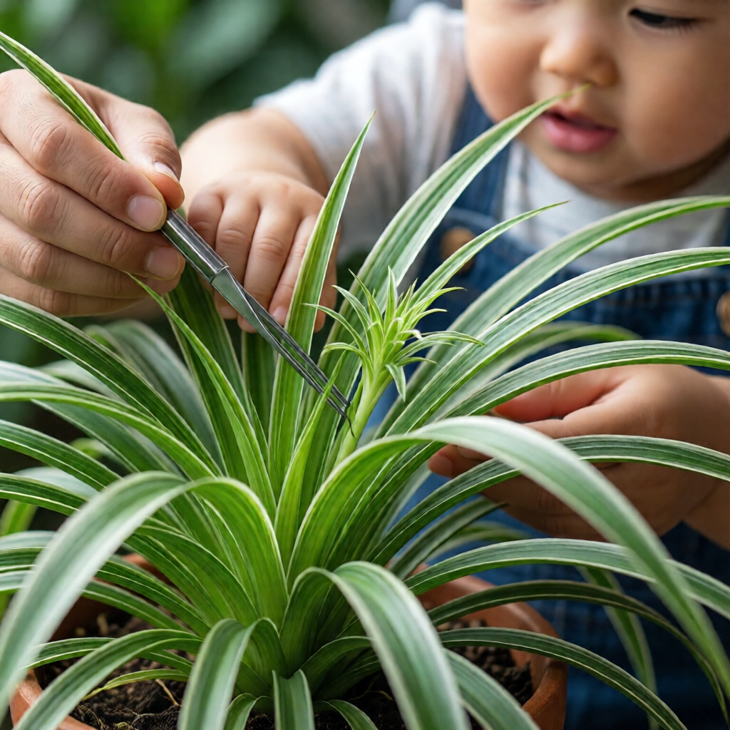 spider plant care and babies - garden tips and ideas