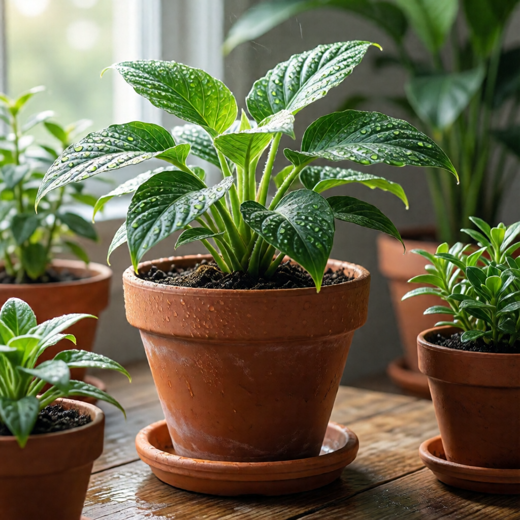 self watering planters for indoor plants - garden tips and ideas