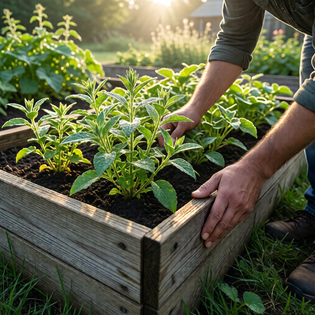 how to build raised garden bed DIY - garden tips and ideas