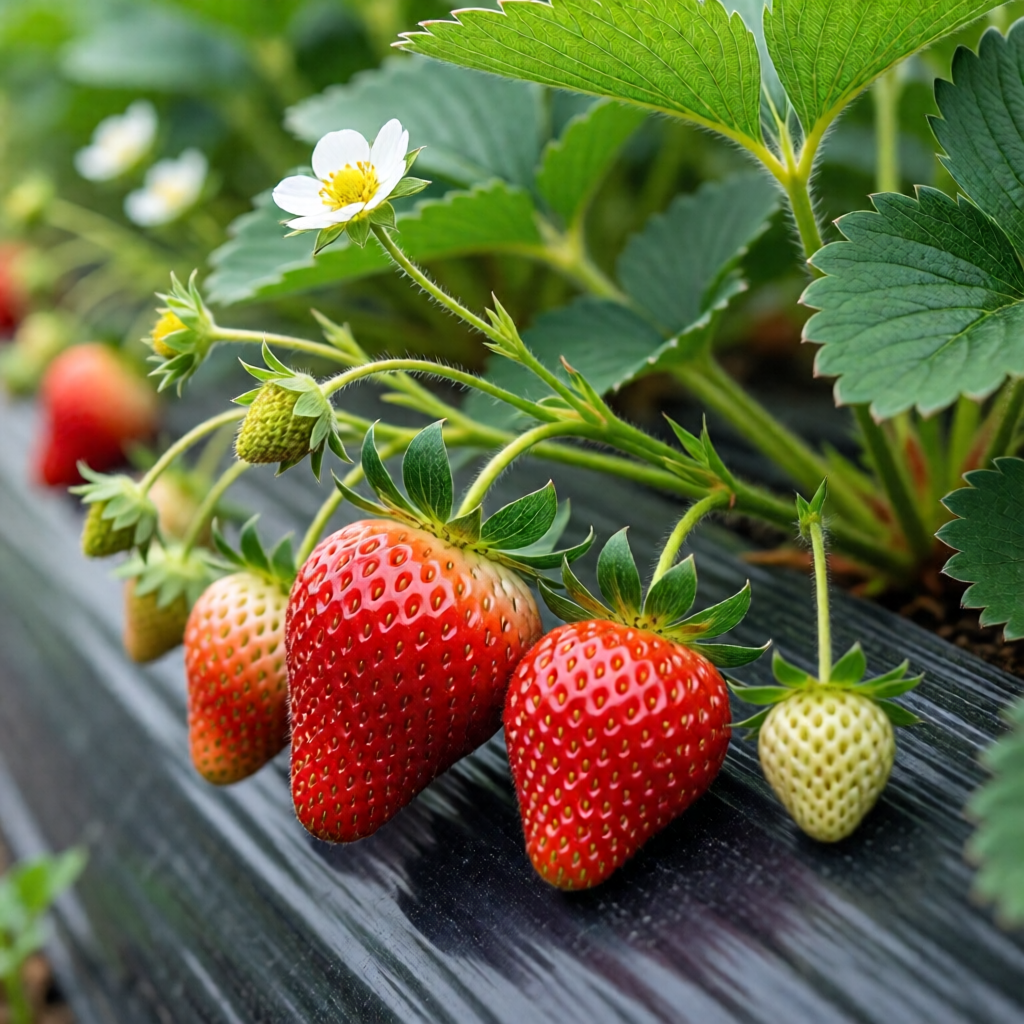 growing strawberries in raised beds - garden tips and ideas
