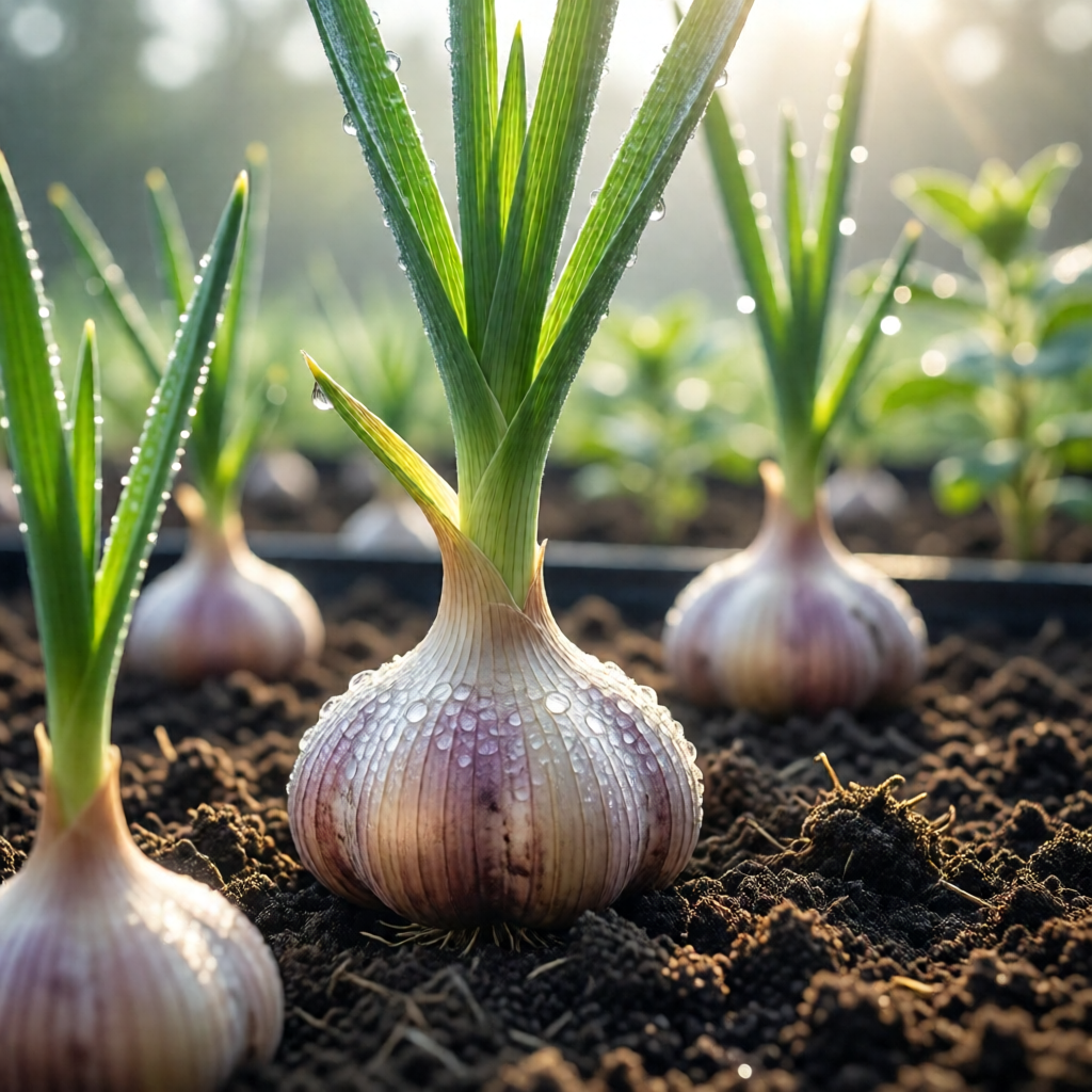 how to grow garlic at home - garden tips and ideas