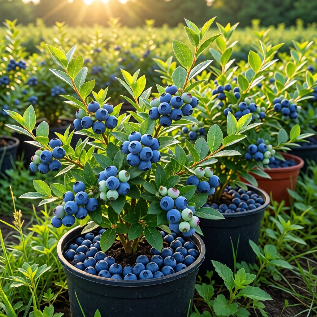 growing blueberries in containers - garden tips and ideas