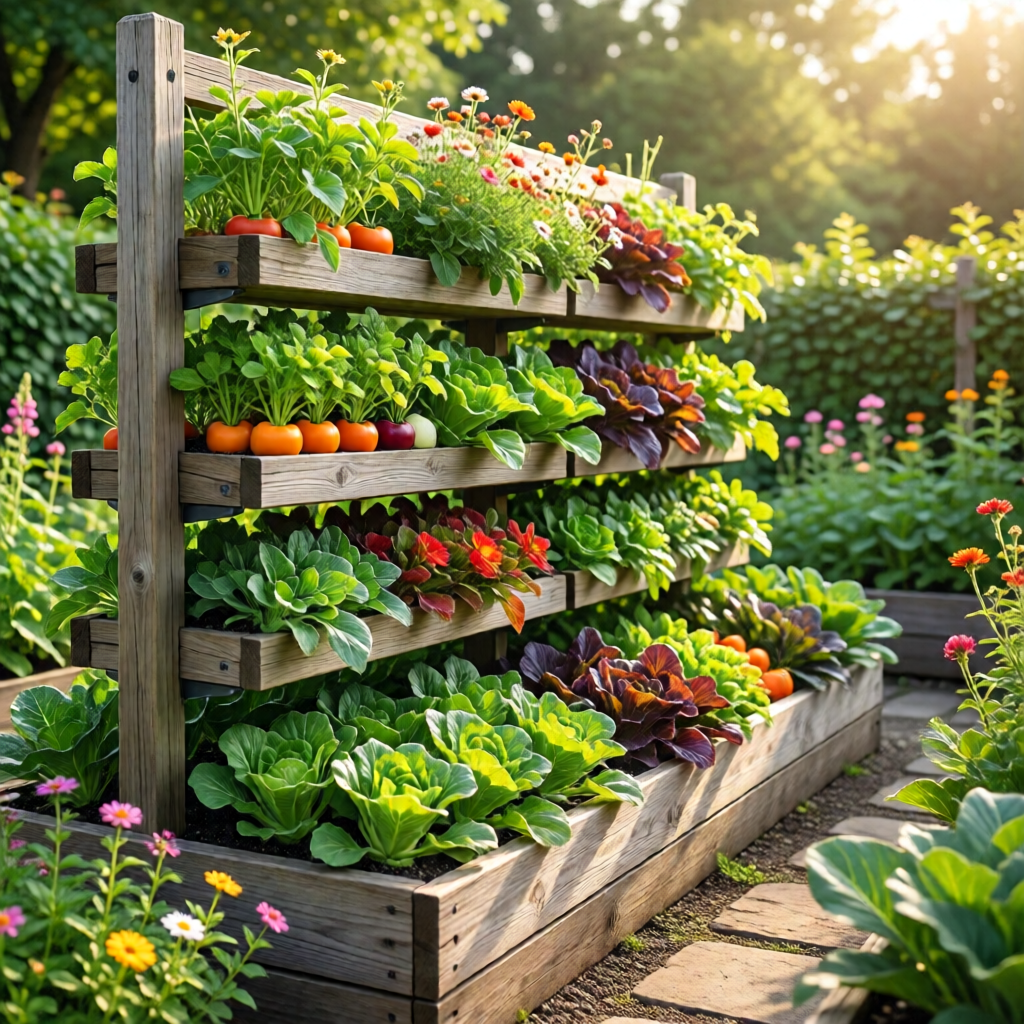 vertical vegetable garden ideas - garden ideas and inspiration