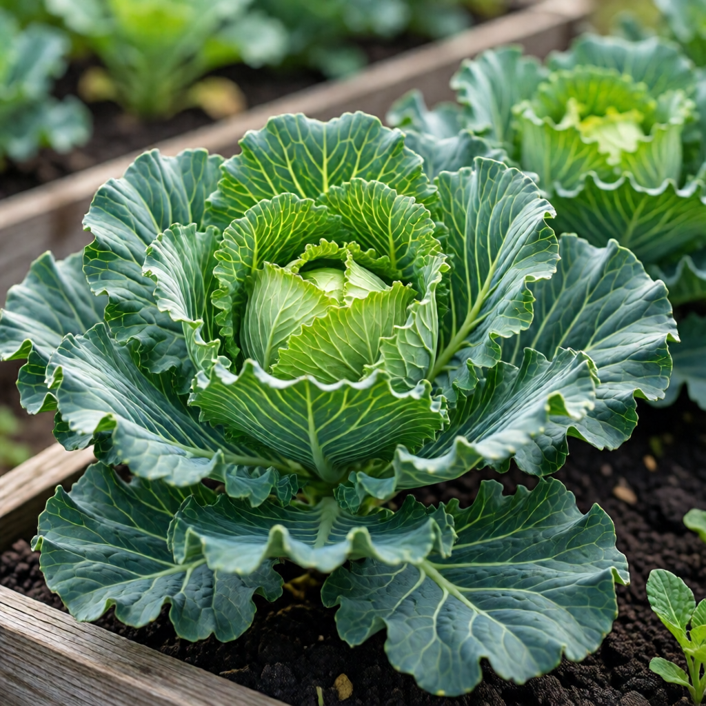 growing kale in raised beds - garden tips and ideas