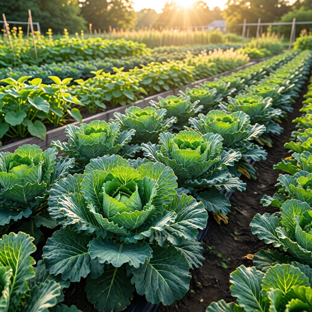 growing kale in raised beds - garden tips and ideas
