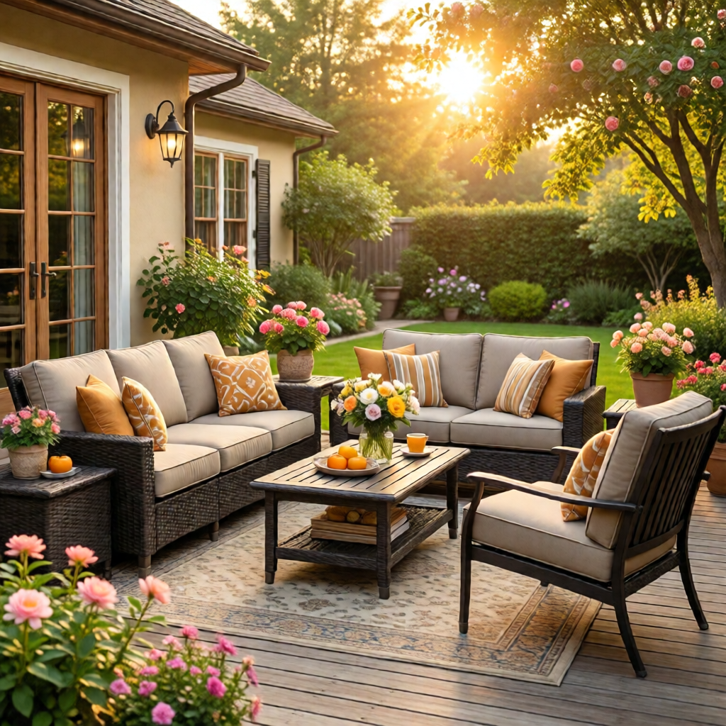 patio furniture ideas on a budget - garden tips and ideas