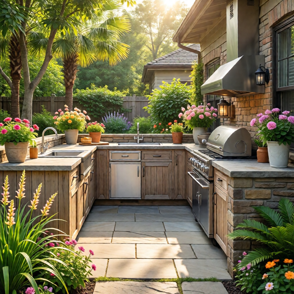 outdoor kitchen design ideas backyard - garden ideas and inspiration