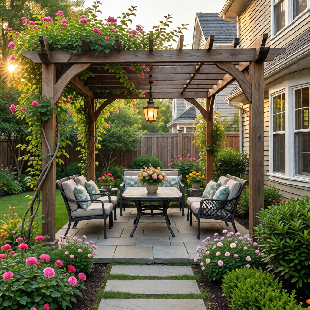 pergola ideas for small backyard - garden tips and ideas