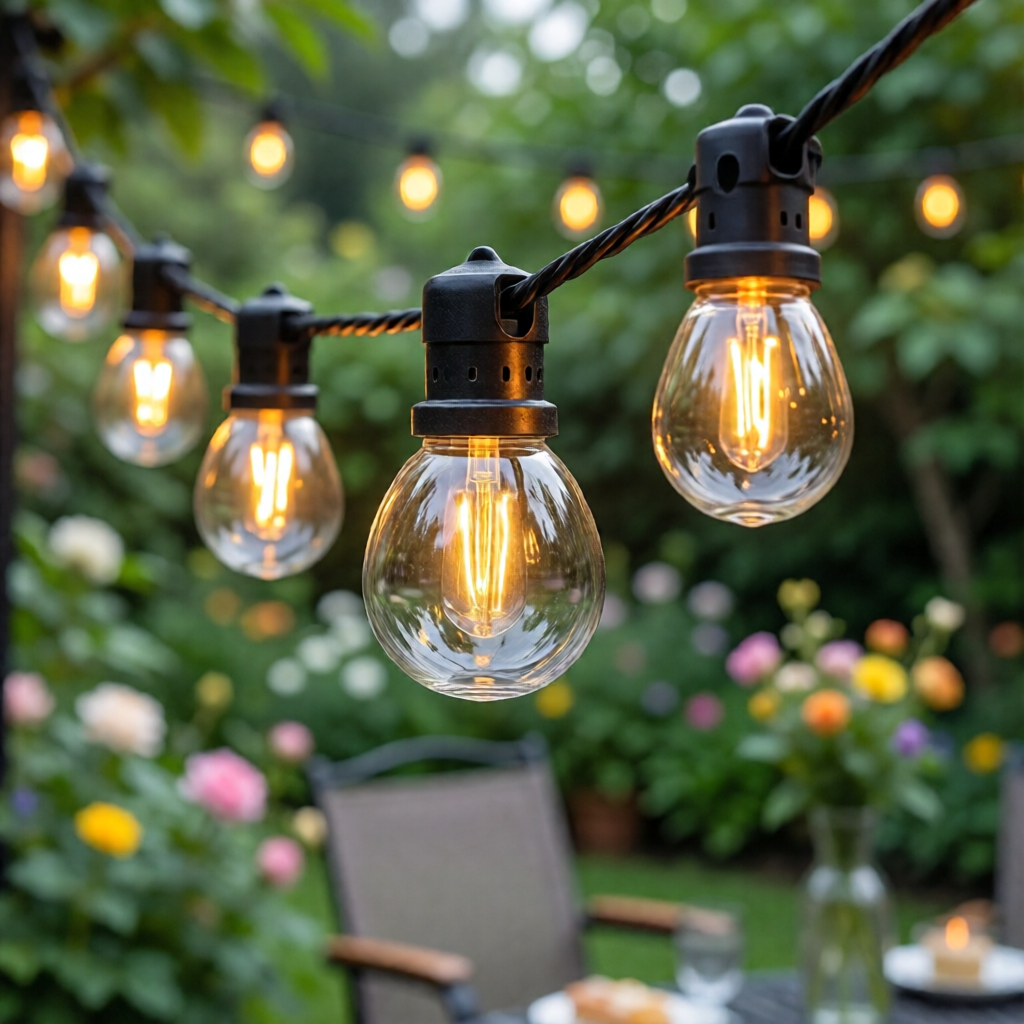 outdoor string light ideas for patio - garden tips and ideas