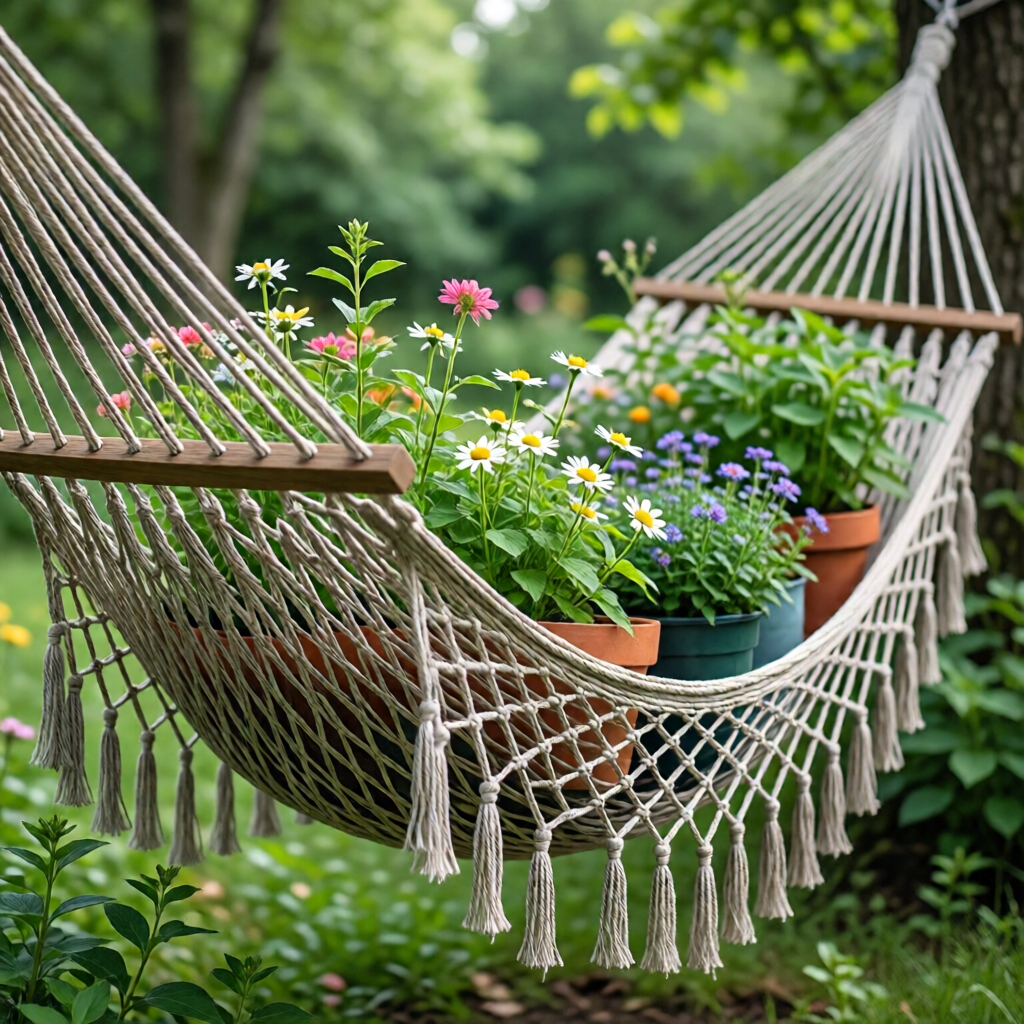 hammock garden setup ideas - garden tips and ideas