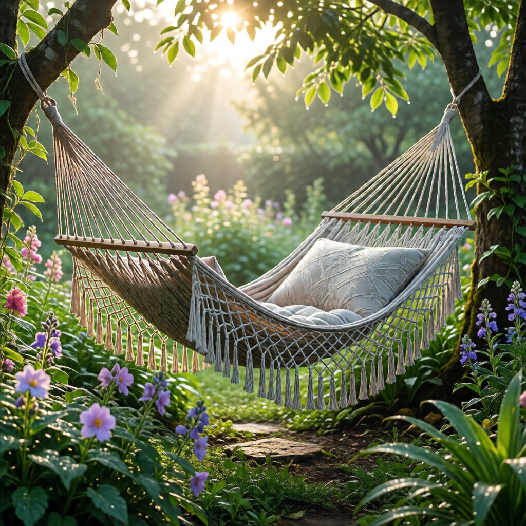 hammock garden setup ideas - garden tips and ideas