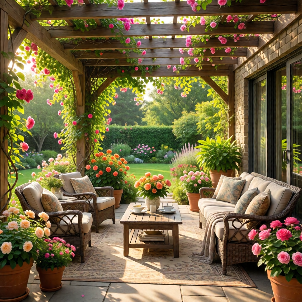 covered patio ideas for all seasons - garden ideas and inspiration
