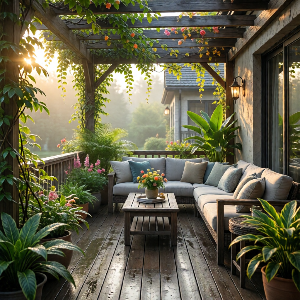 covered patio ideas for all seasons - garden tips and ideas