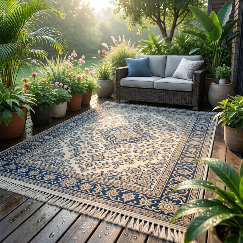 outdoor rug ideas for patio and deck - garden tips and ideas