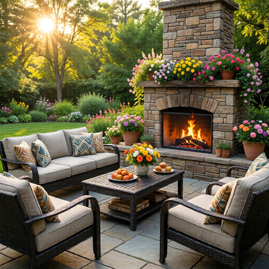 outdoor fireplace ideas for patio - garden ideas and inspiration