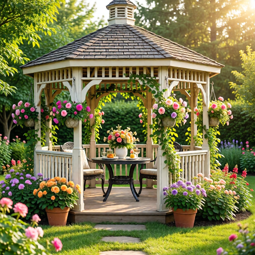 gazebo decorating ideas for backyard - garden ideas and inspiration