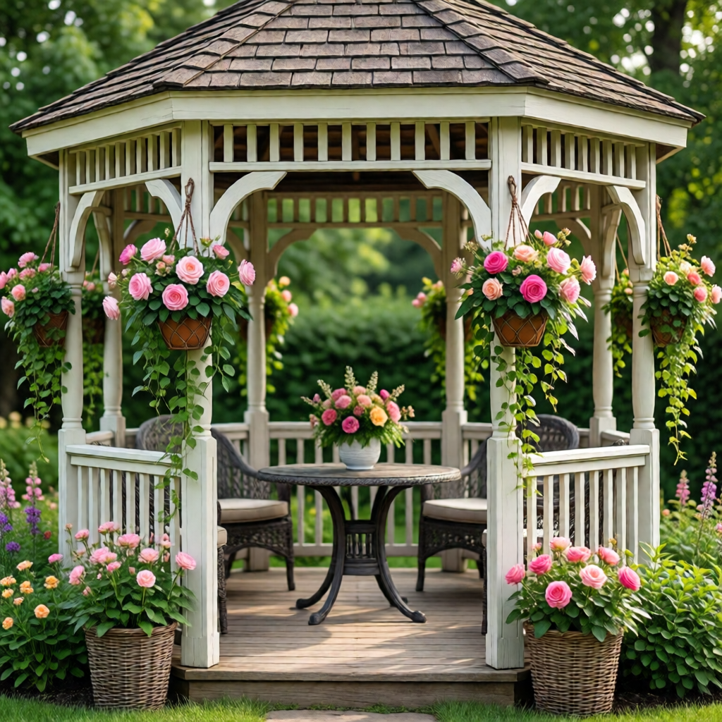 gazebo decorating ideas for backyard - garden tips and ideas