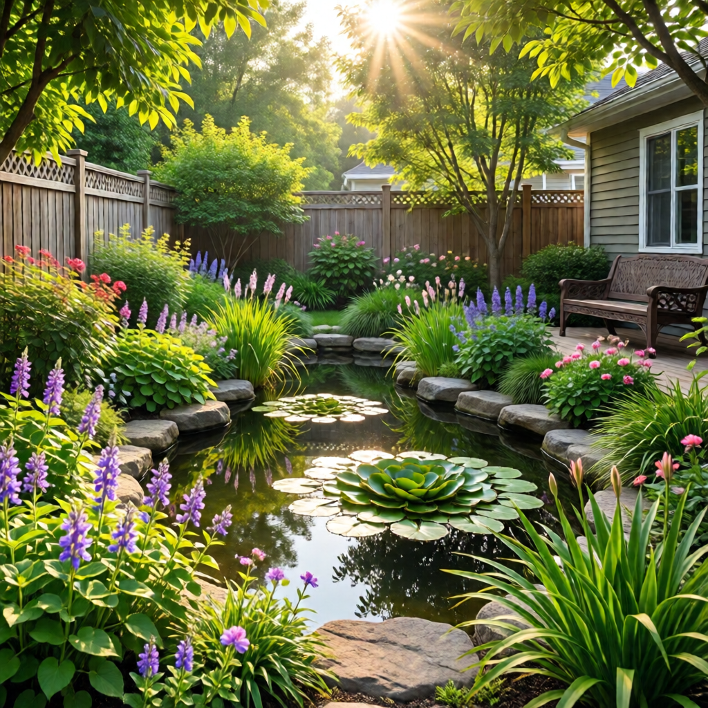 backyard pond ideas for small yards - garden tips and ideas