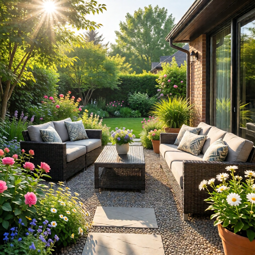 gravel patio ideas on a budget - garden ideas and inspiration