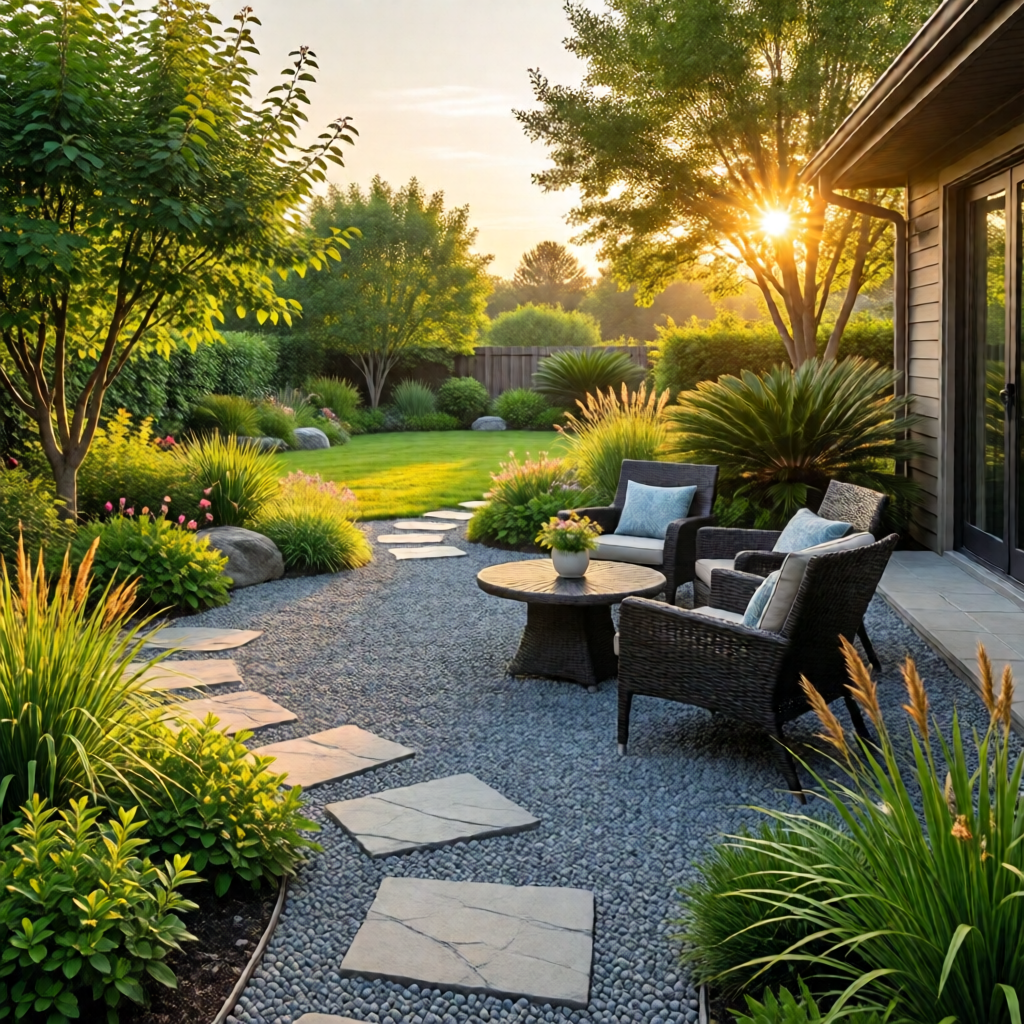 gravel patio ideas on a budget - garden tips and ideas