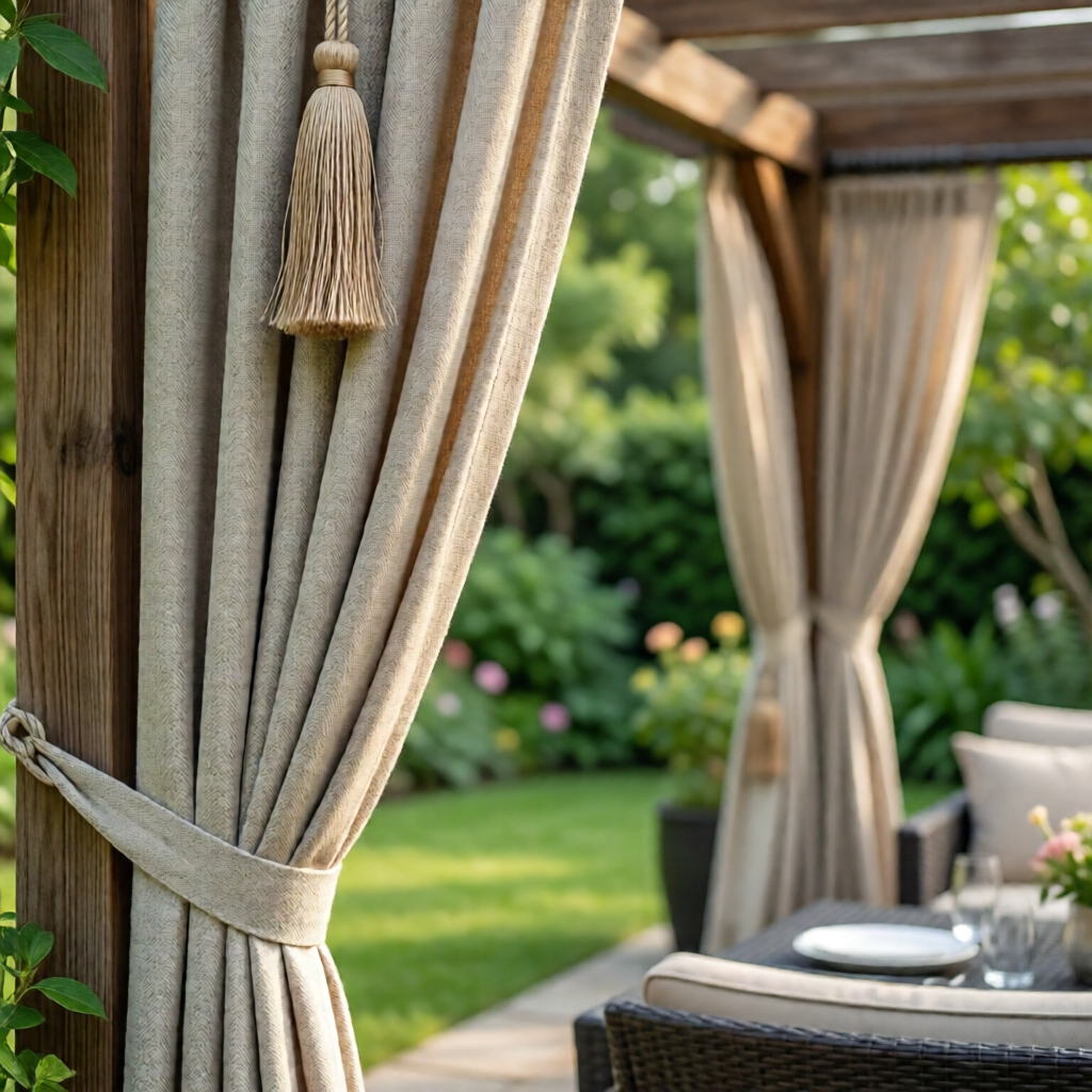 outdoor curtain ideas for patio privacy - garden tips and ideas