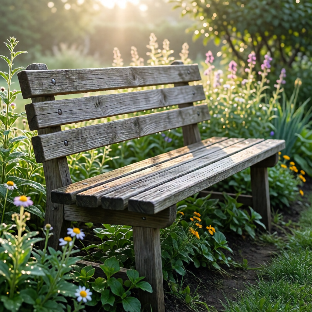 DIY garden bench ideas - garden tips and ideas