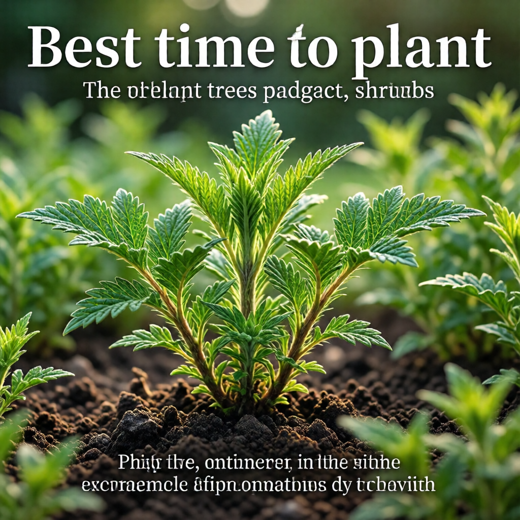 best time to plant trees and shrubs - garden tips and ideas