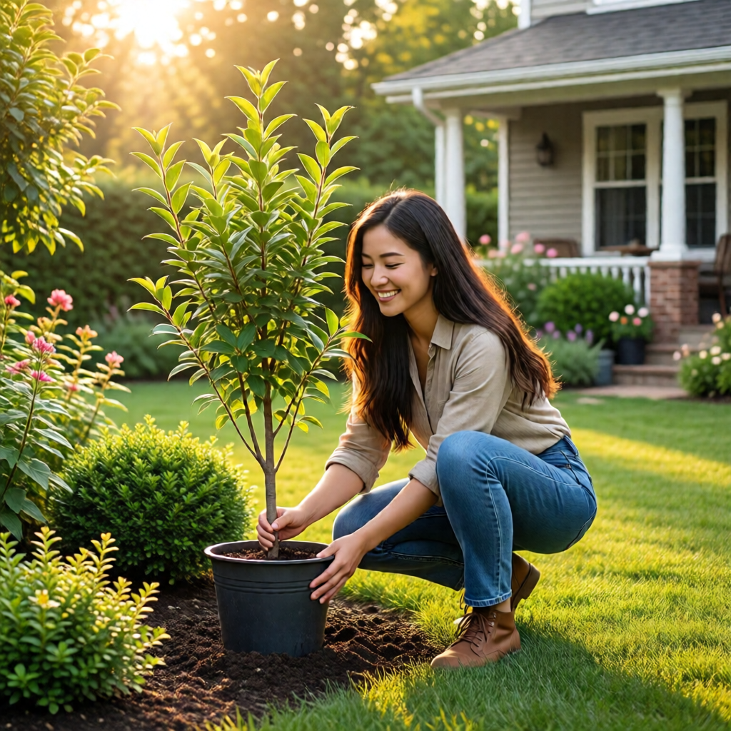 best time to plant trees and shrubs - garden tips and ideas