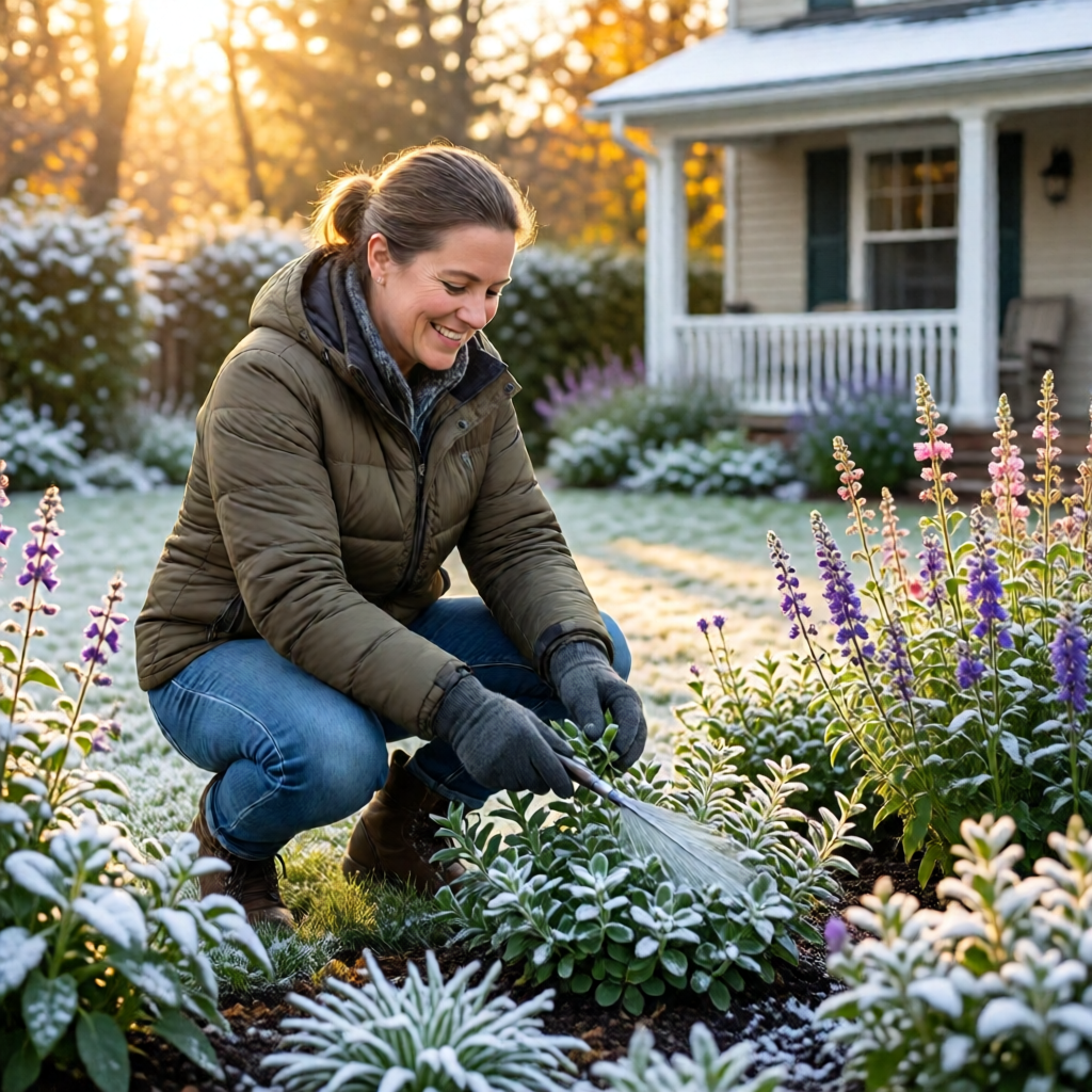 how to winterize garden for cold weather - garden tips and ideas