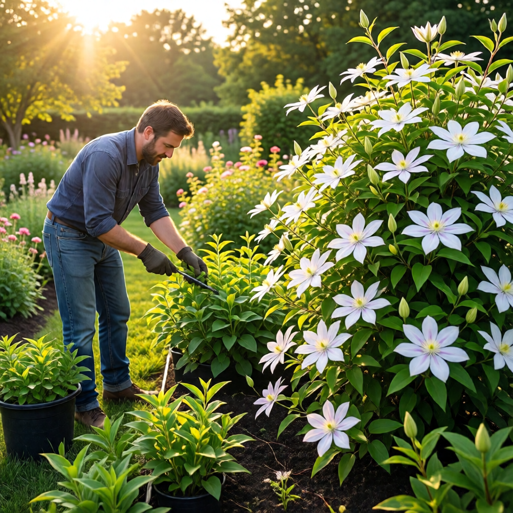 how to grow and care for clematis - garden tips and ideas